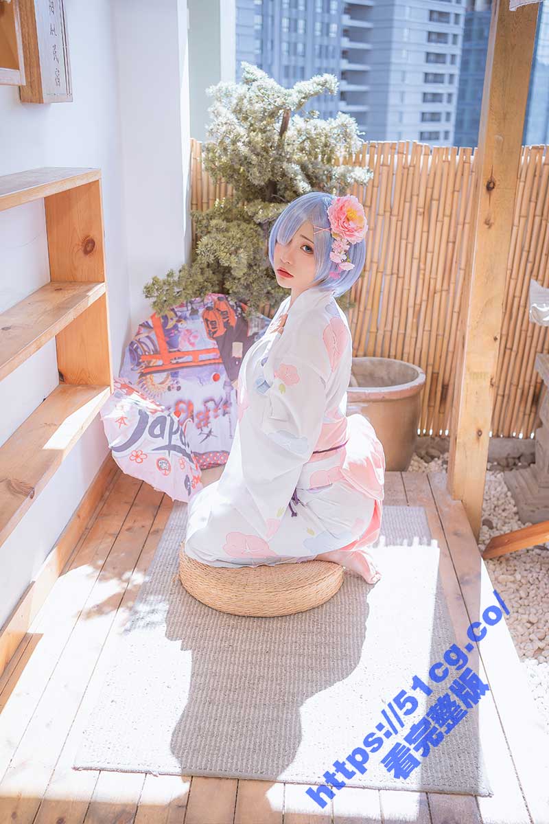 【独家精选】爆机少女「喵小吉」 cosplay 写真 套图 之《双子：拉姆蕾姆》
