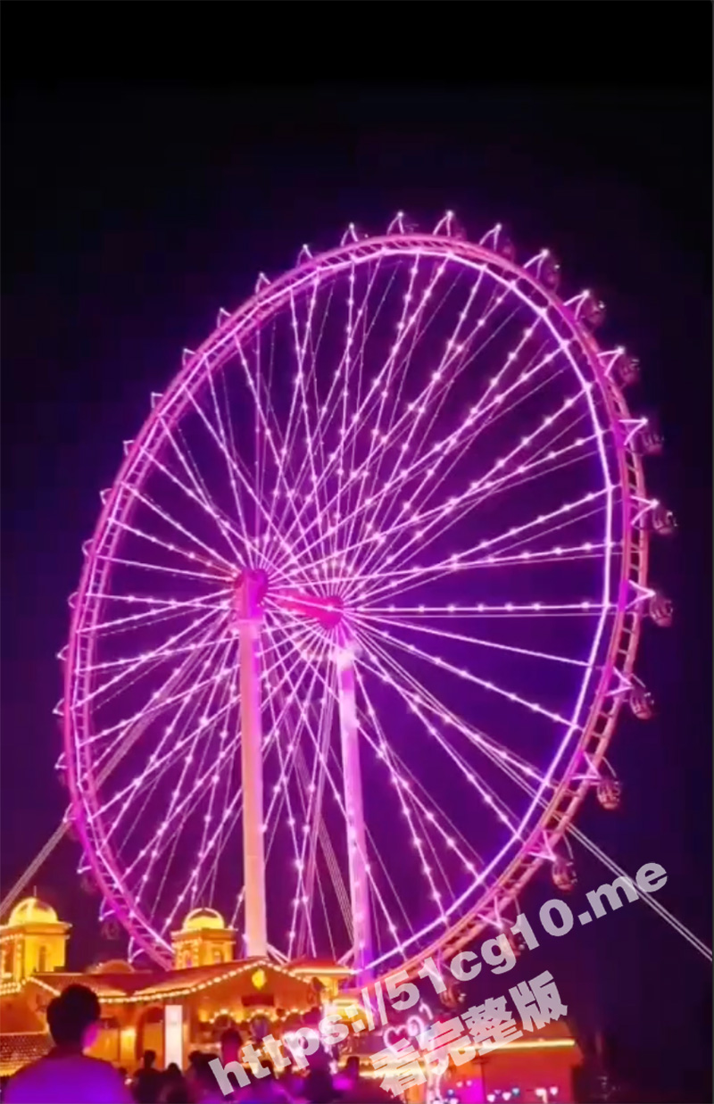 幸福摩天轮 大白天 情侣找刺激 高空作业好性福