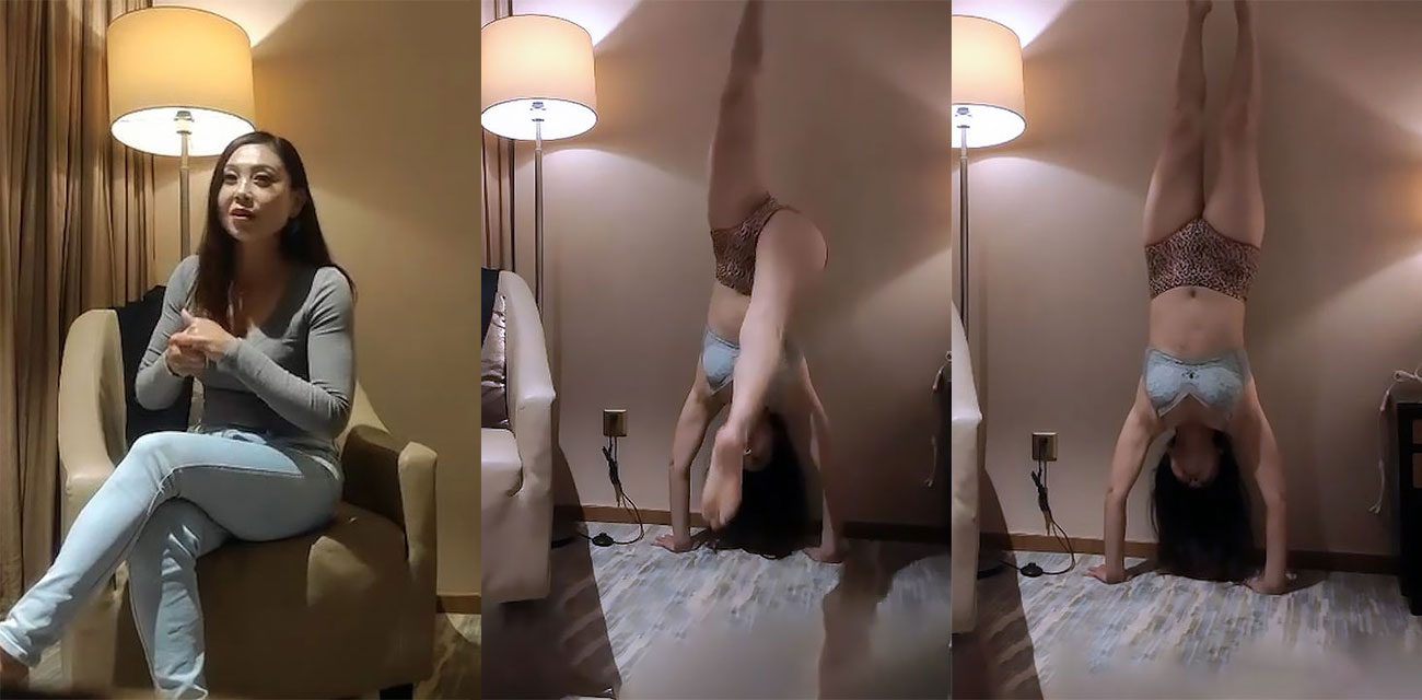 探花界的一字马女神