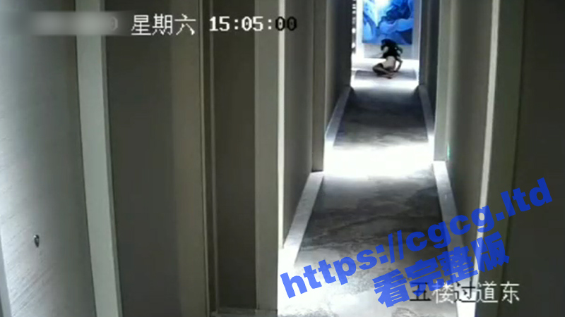 这是啥情况？酒店监控拍到女人赤裸下体跑出房间后再被全裸的男人强制抓回房间