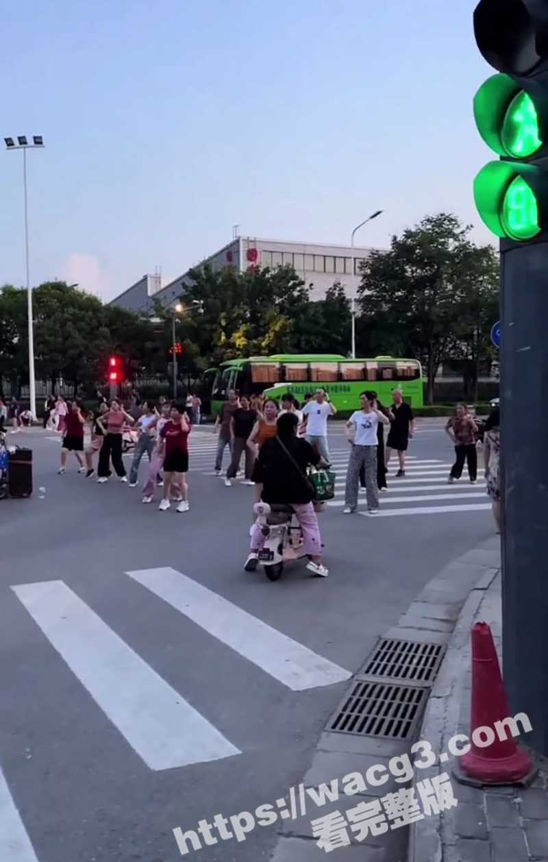 西安大爷大妈斑马线上跳广场舞 大马路中间打羽毛球 长见识了 现在共产主义社会都这么开放了吗？
