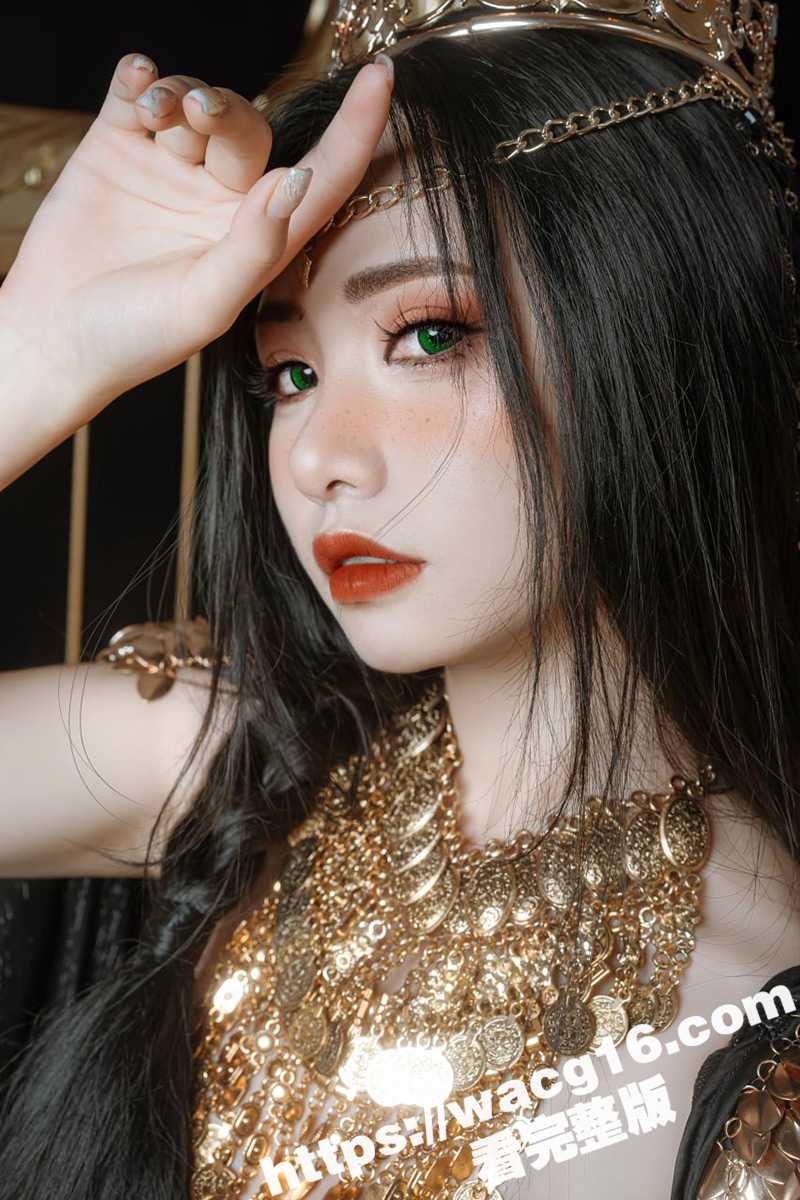 爆机少女喵小吉COS风铃公主 三点全露写真 完美身材超高颜值 堪比二次元真人版！