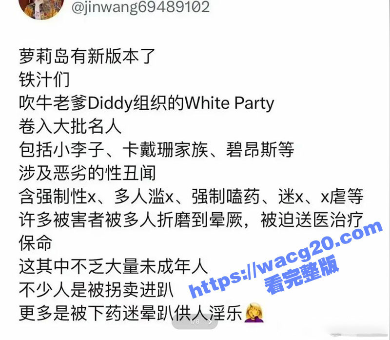 吹牛老爹 Diddy罪恶派对 比萝莉岛还惊悚 名单曝光 詹姆斯等明星集体塌房 完整版事件独家爆料！