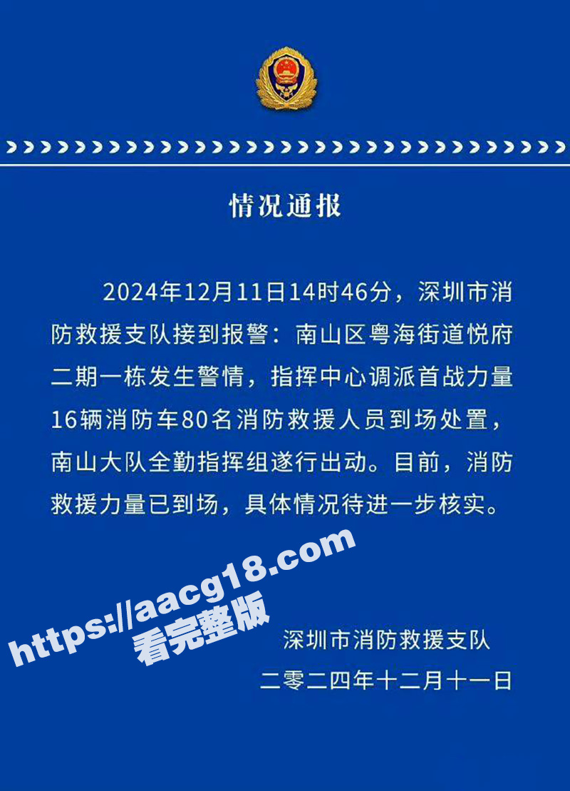 深圳湾悦府二期燃气爆炸！女子无法忍受被痛苦烧死 万般无奈之下选择跳楼求死！现场坠楼视频流出