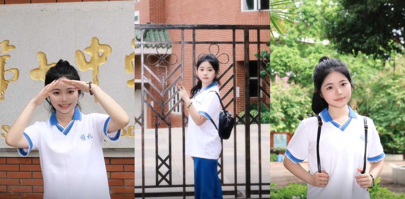 广州第七中学班长 胡梦玲 上课时竟给同桌手打飞机口交