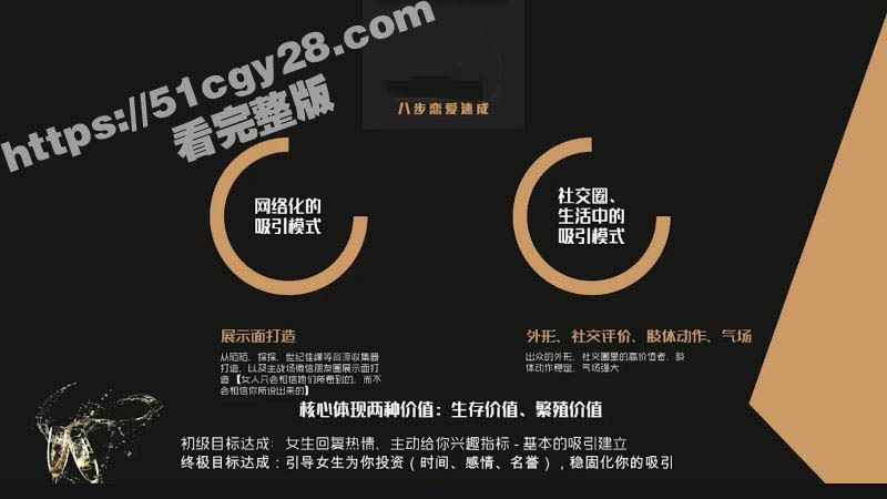 八步恋爱速成（一）吸引力开关学会吸引女人 2