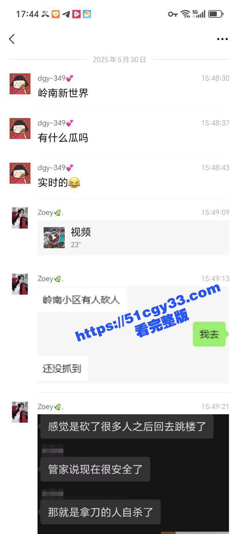 广东岭南新世界 一男子砍人视频流出 6