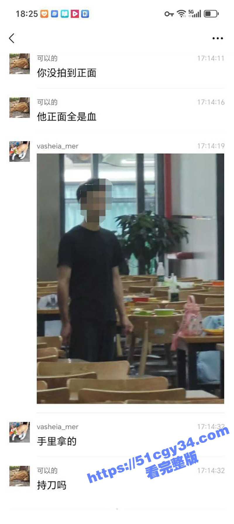 武汉大学男生答辩不过食堂无差别砍人视频（10）