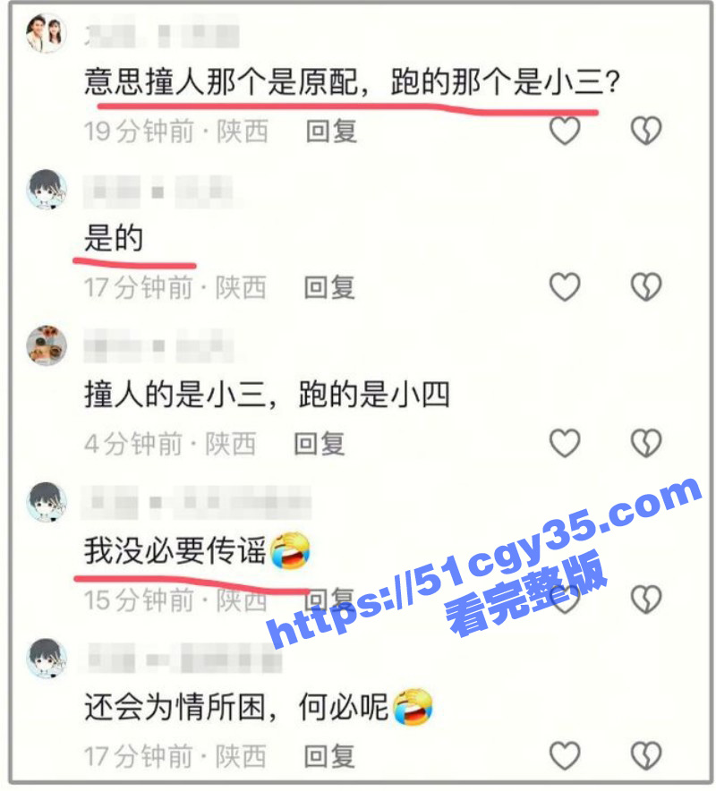陕西宝鸡张春凤开车撞小三误伤路人011