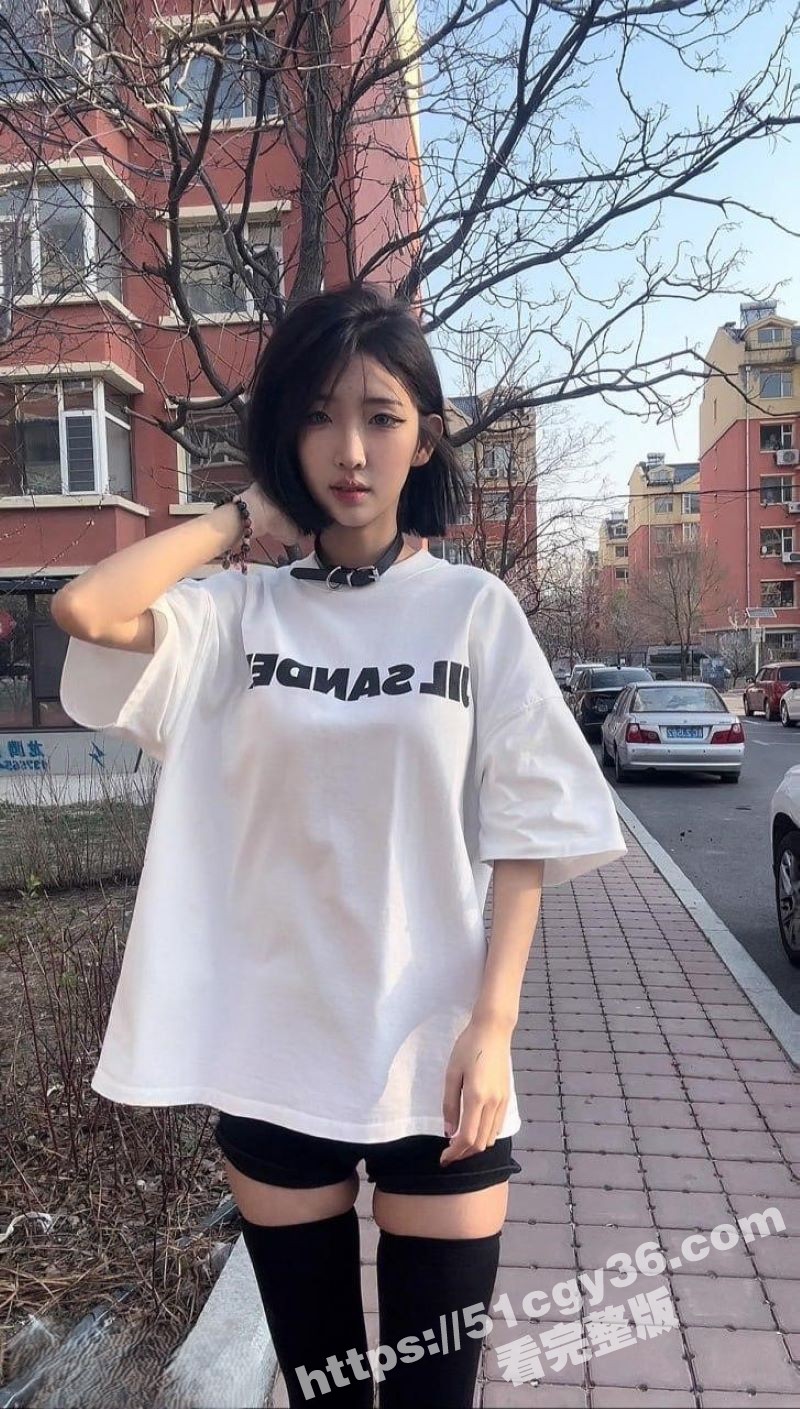 抖音50万粉短发御姐网红行简最新福利 7