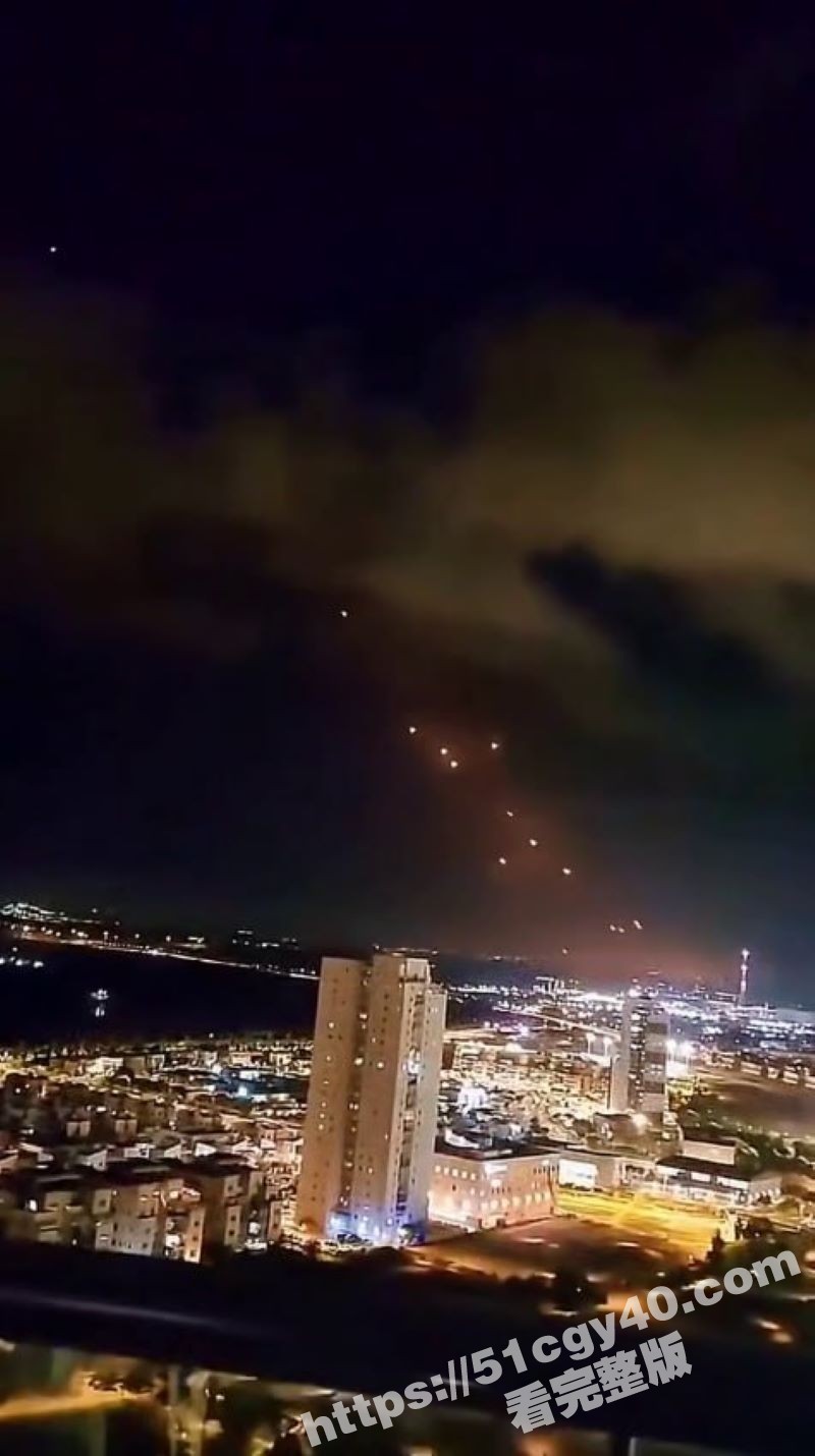 以色列特拉维夫遭空袭视频 2
