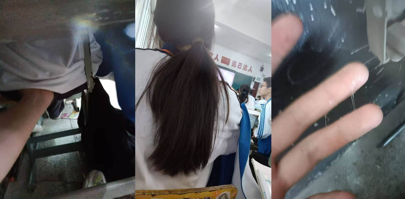高中生的淫乱日常 老师前面讲课 男同学狂扣前排女生小穴