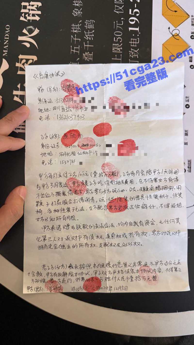 超级海王小迪XIA不雅视频及包养协议曝光 23