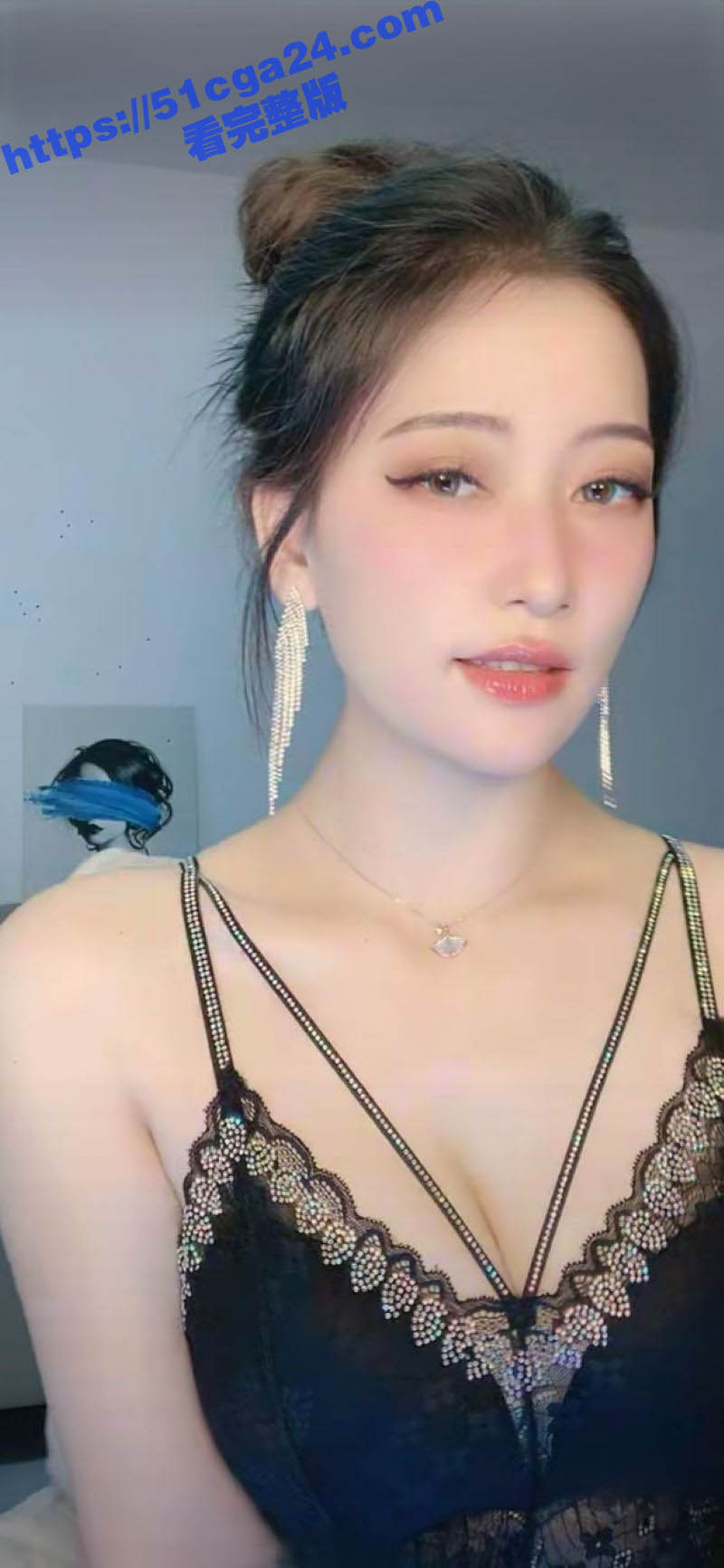 花椒主播你的韵儿跟榜一大哥一对一视频聊天  2