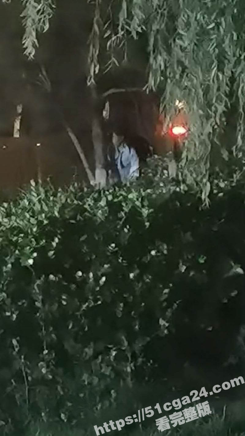 山东东营55岁大爷在夜市小树林狂欢 后入站立爆操大妈 仅仅一分多钟就潦草收场！