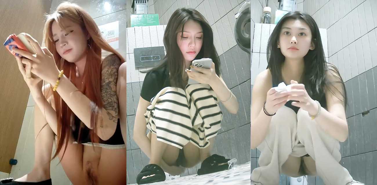 网红基地厕拍神作 几十位超美女神露脸喷尿