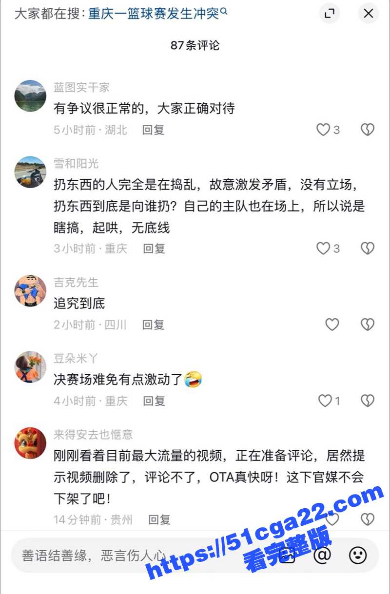 重庆篮球赛冲突事件视频曝光 9 拷贝
