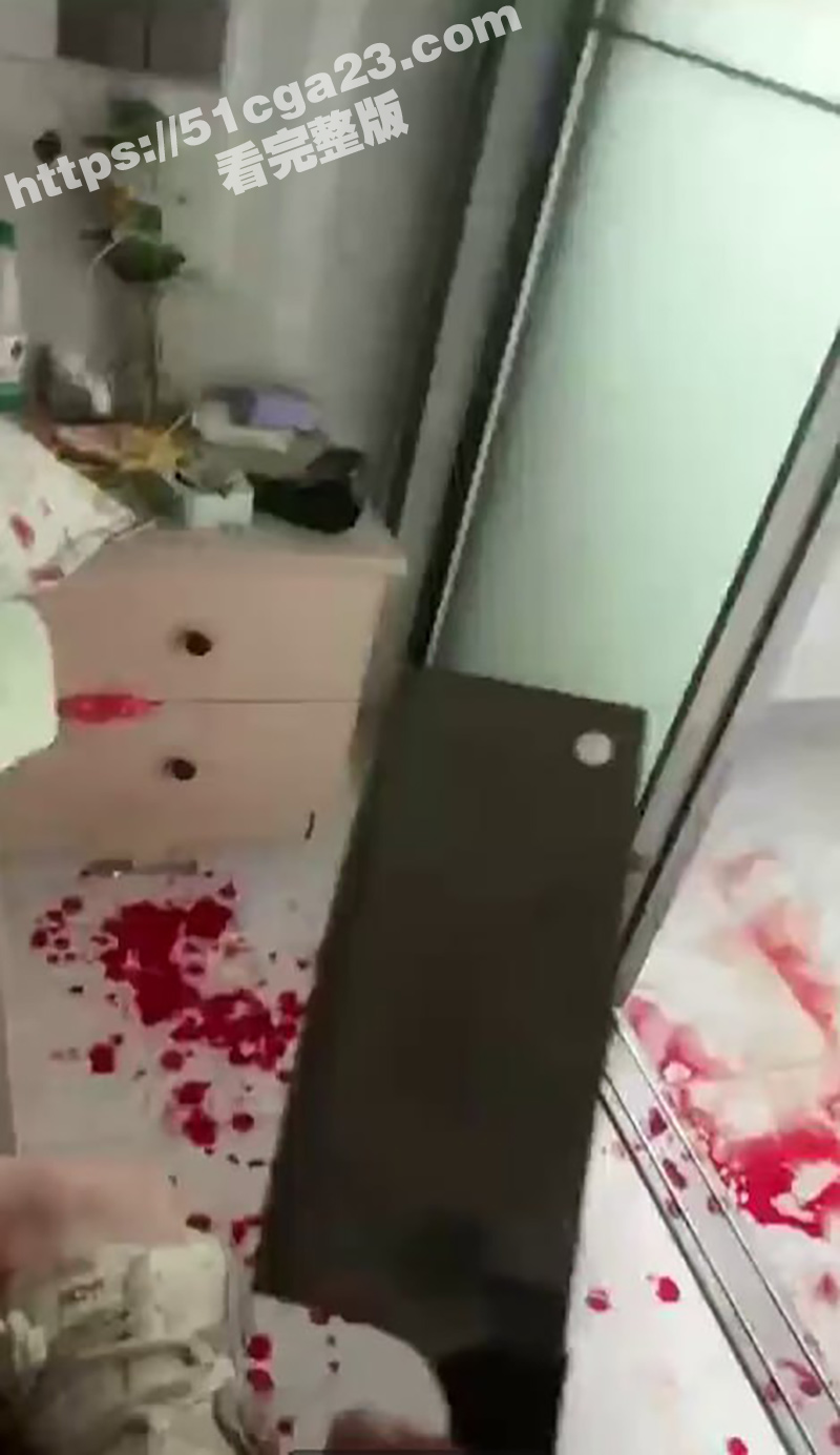 男子持刀砍妻并自拍视频记录 刀刀入肉 多处伤口血流满地 简直惨无人道！胆小瓜友勿入！