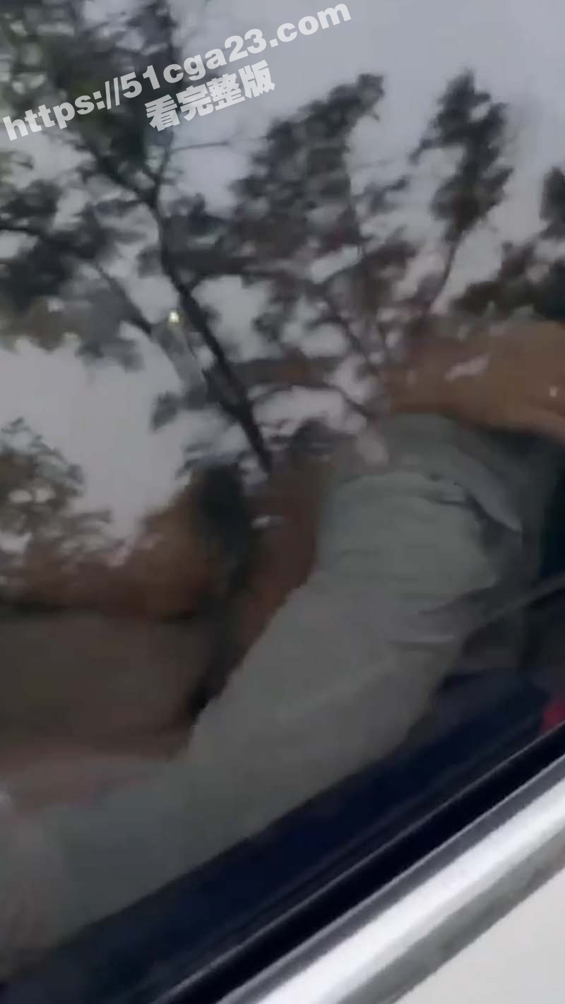 小情侣路边车震做爱 男子犯贱去开车门 真是离谱啊 别人在屌嗨 你去凑啥热闹？吓阳痿了咋搞啊！