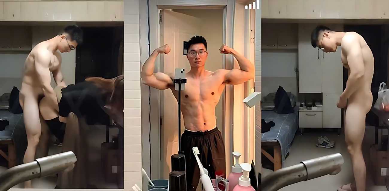 南京伪娘红姐之炽阳Angel健身教练 肌肉哥 全网最火的男嘉宾 八块腹肌猛男鸡巴竟比拇指还迷你