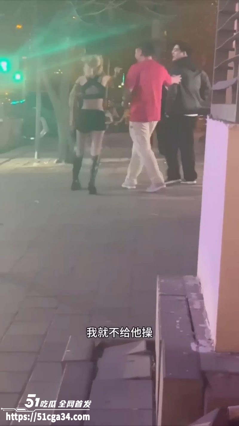炮姐出轨被男友抓包当街脱裤子露逼03