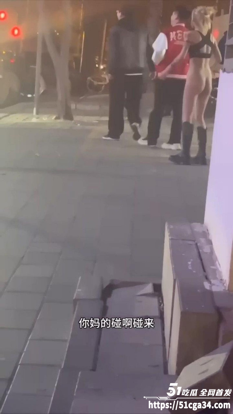 炮姐出轨被男友抓包当街脱裤子露逼05