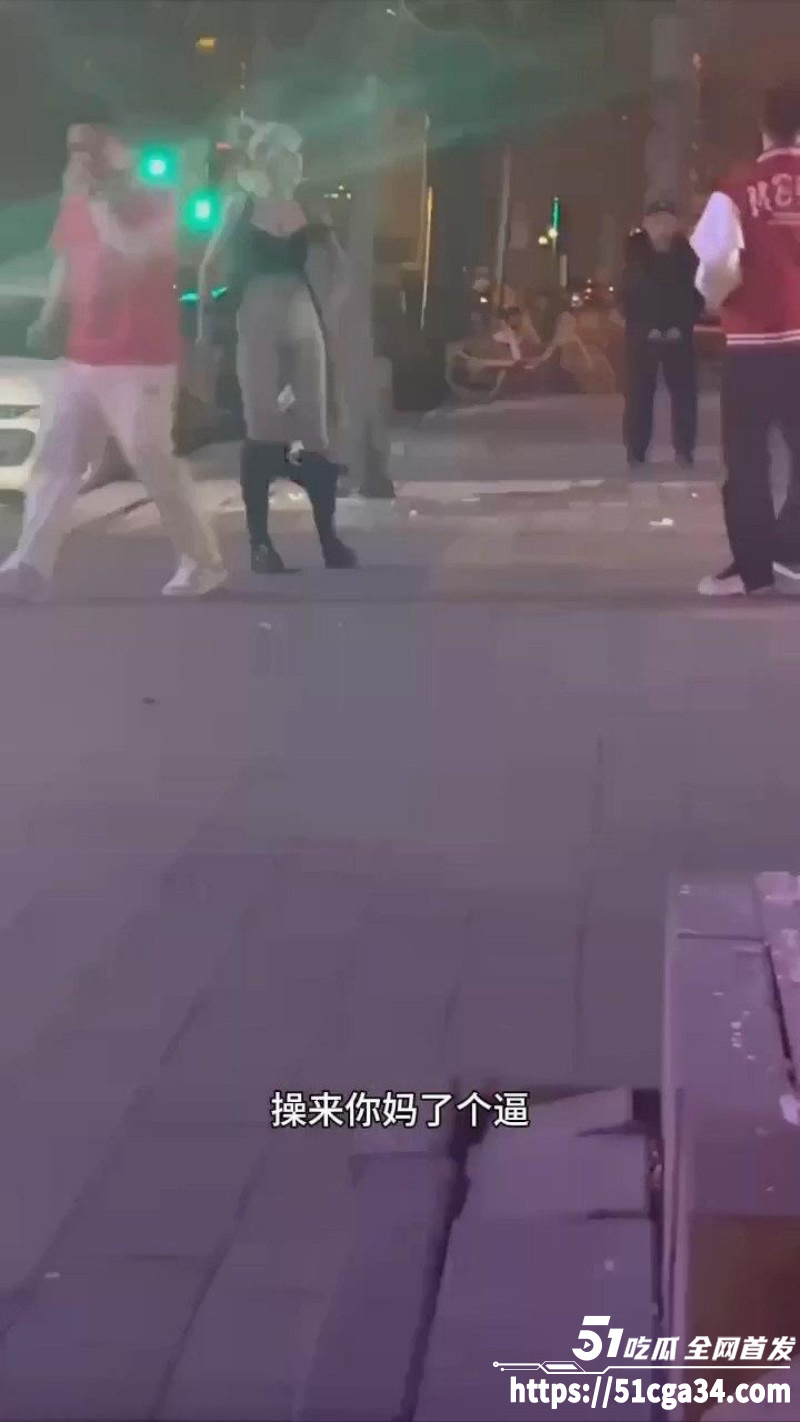 炮姐出轨被男友抓包当街脱裤子露逼04