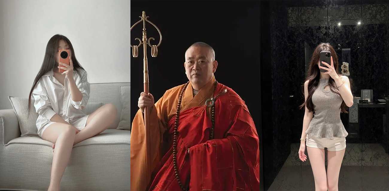 少林寺方丈 释永信 与女居士不雅视频流出 全程露脸尺度超大 还曝女老板为舔方丈大屌 豪捐4000万！
