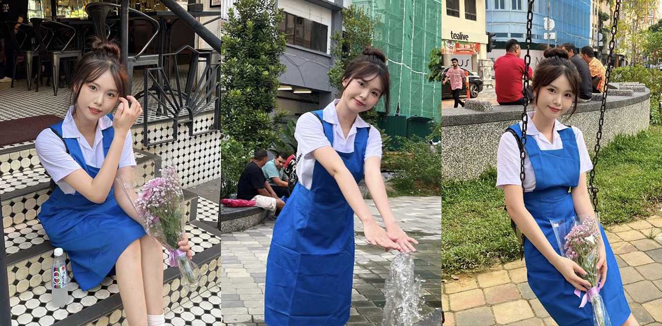 大神爆操校服学生妹 演绎父女乱伦淫语挑逗 小美女主动撅臀迎合大棒 嫩穴刺激到高潮喷水！
