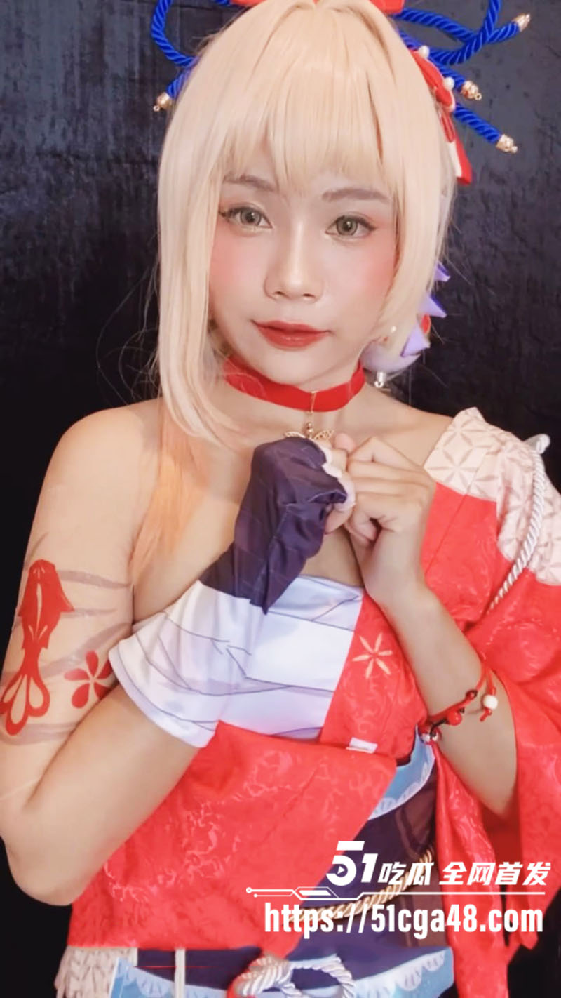 福利姬嫩妹 darkrabbithouse 最新Cos原神Yoimiya 掰开骚逼道具自慰 表情诱惑呻吟销魂 全程高潮不断！