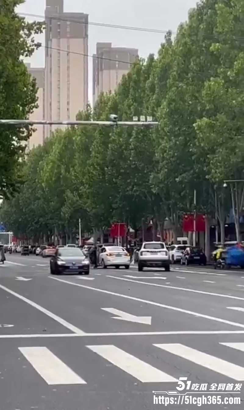 河南郑州中牟县持刀杀人事件 凶手驾车撞伤女子 将其捅死随后当场自杀身亡 画面血腥胆小慎入！