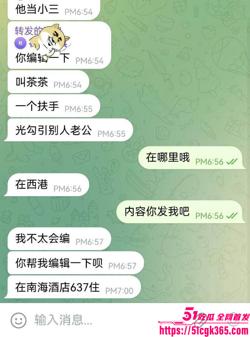 西港南海酒店637抓奸实录 8