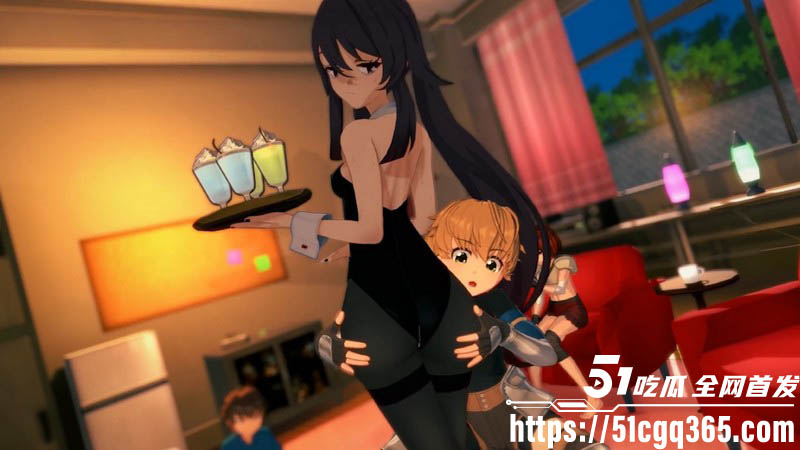 原神ESOP胡桃3D同人 酒吧黑丝服务员被揉臀抓奶 各种姿势狠干骚穴 内射喷水高潮颤抖！