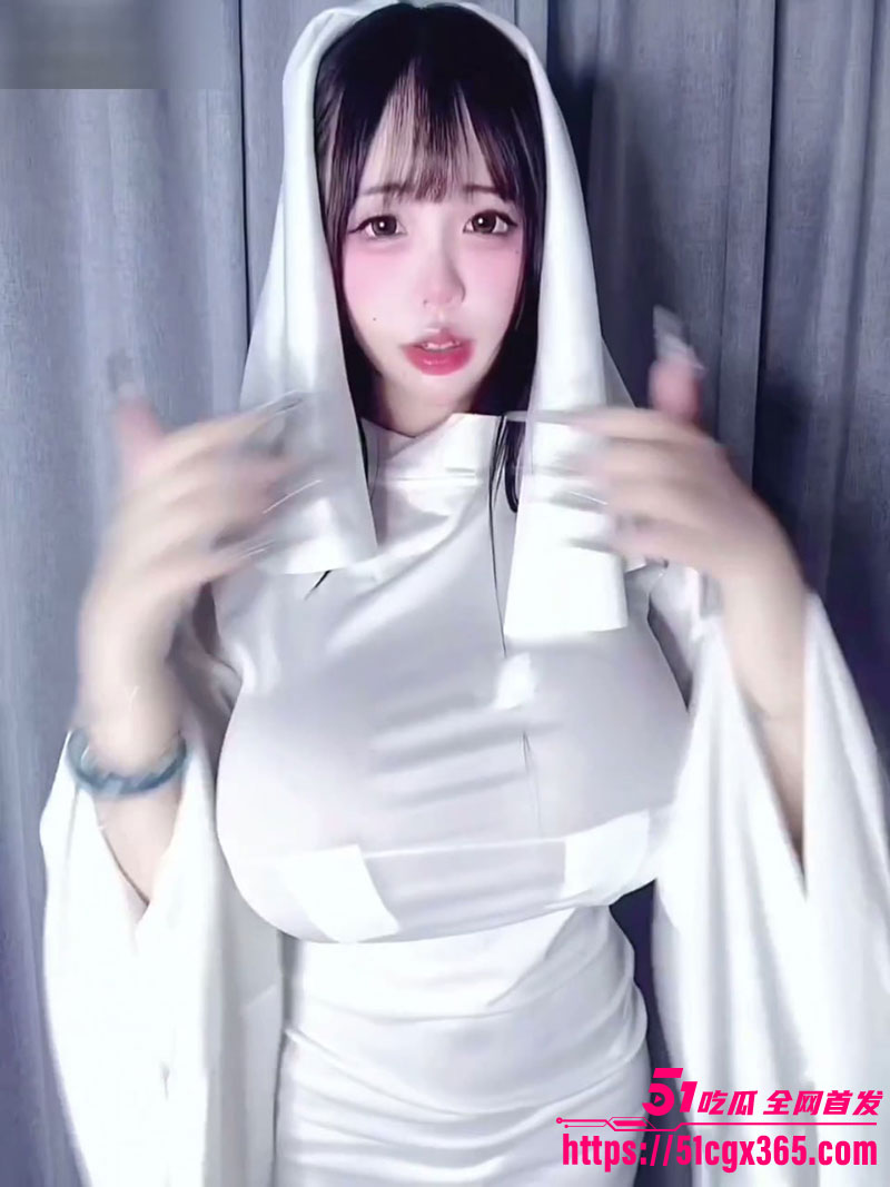 台湾极品萌妹 Haru哈噜 COS性感幽灵娘 巨乳晃荡撑破服装 捏奶揉乳挑逗 白虎嫩穴自慰诱惑拉满！