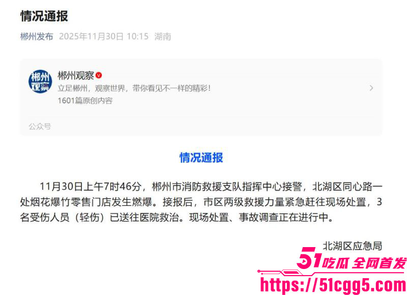 湖南郴州华泰城烟花店爆炸事件 2