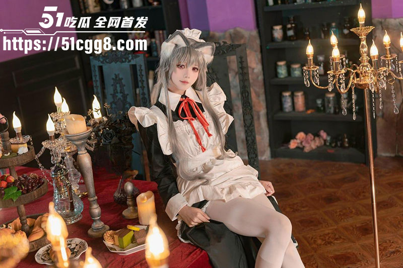 咬一口兔娘白丝女仆诱惑3