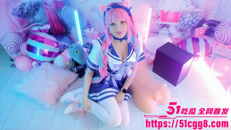 欧美混血网黄 HidoriRose 自慰福利 白丝短裙尽显妩媚 假屌猛插白虎粉穴 雪白巨乳令人垂涎！