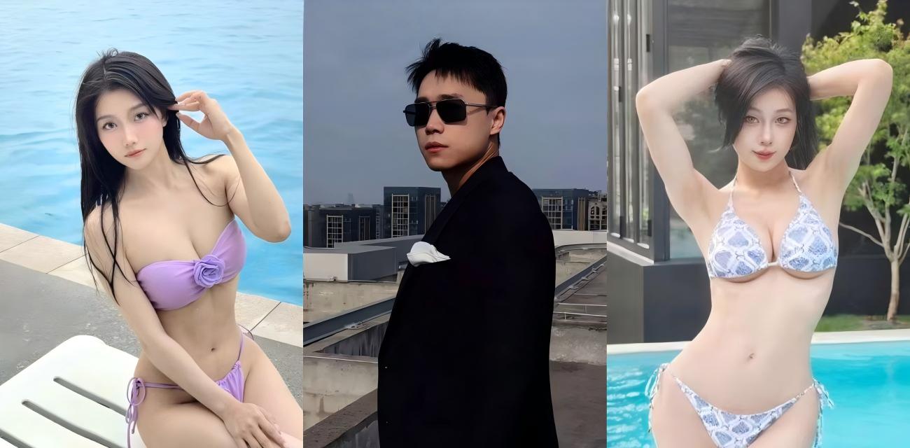 快手4400万粉网红 刘二狗 直播泳池派对 多位俊男靓女胴体交织 上演淫乱群P 性爱视频流出！