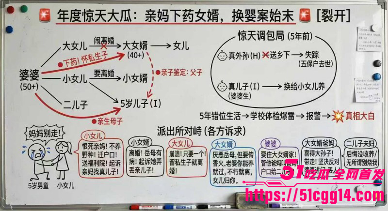 广东江门年度伦理大瓜 丈母娘下药大女婿后怀孕 诞下一子又与女儿孩子掉包 借腹生子换外孙 操作十分炸裂！