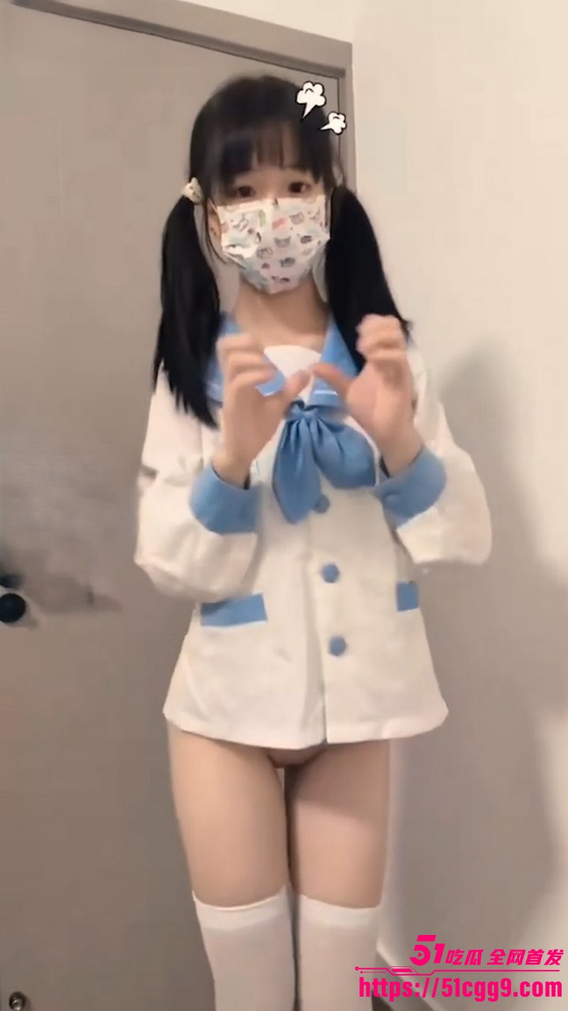 抖音双马尾萝莉小喵朵朵宿舍裸舞合集 3
