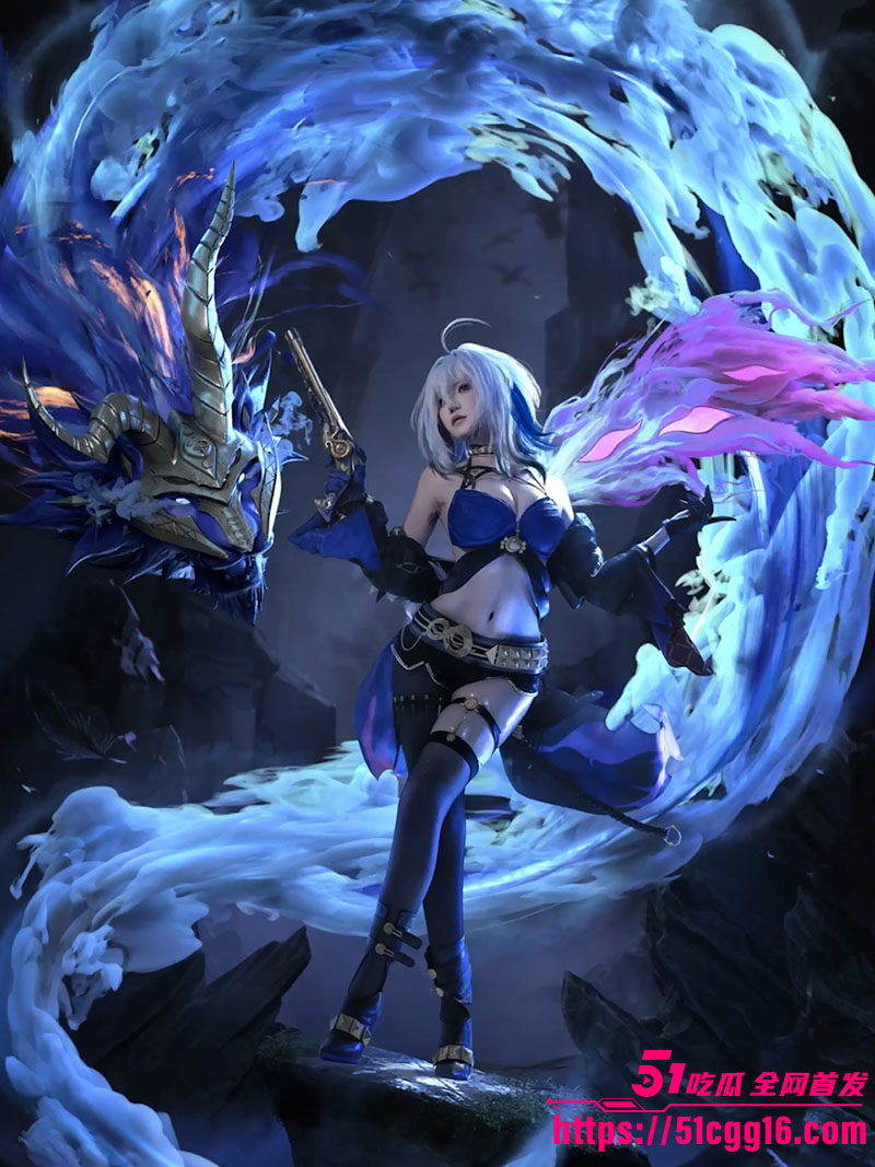 高颜值二次元福利姬 阿薰kaOri 最新写真福利 完美复刻鸣潮嘉贝莉娜 感受女神欲火的灼烧！