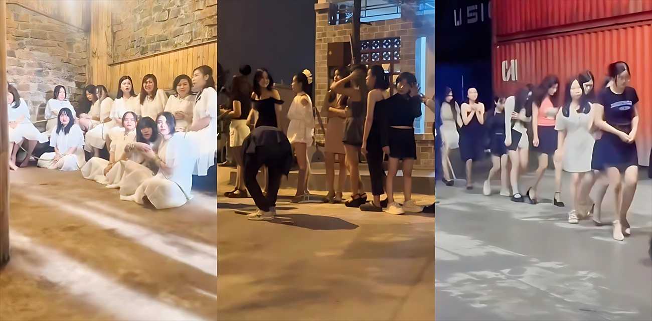 东南亚园区女猪仔悲惨实拍 业绩不达标沦为玩物 挨打挨操被疯狂蹂躏 画面极度炸裂！