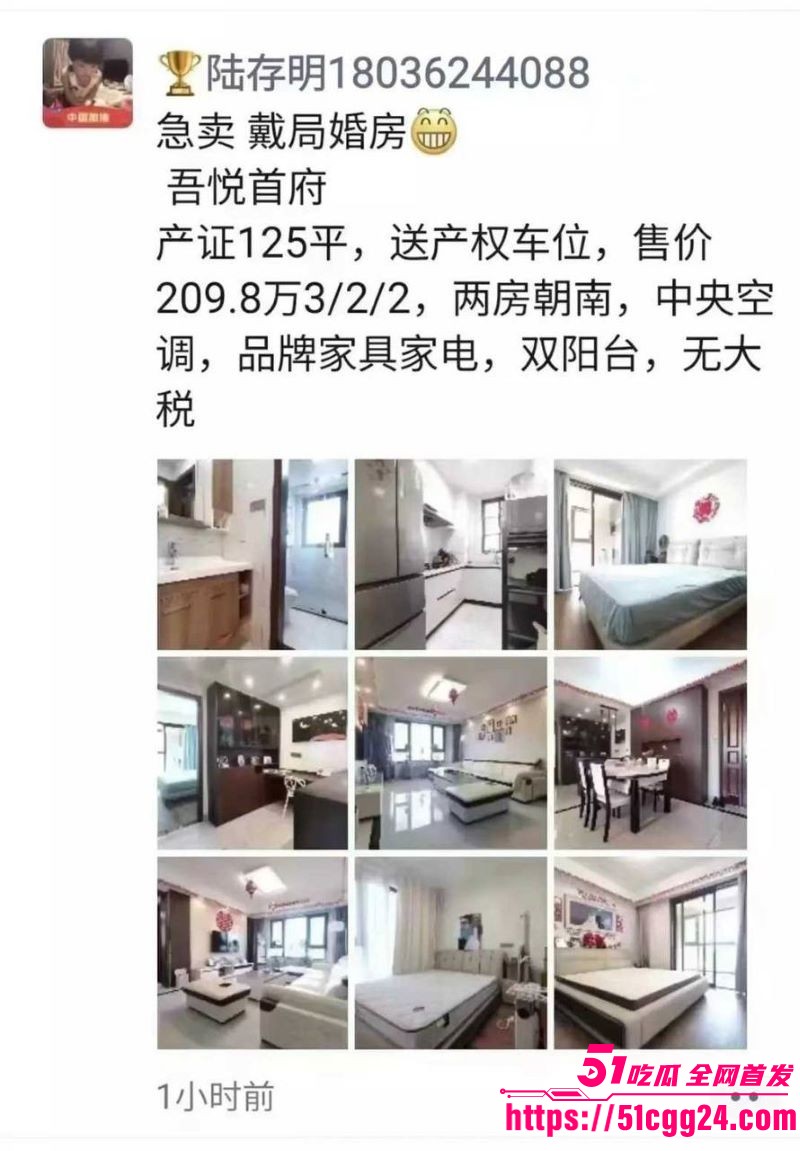 扬州前商务局副局长戴璐再爆离婚婚房挂售 11