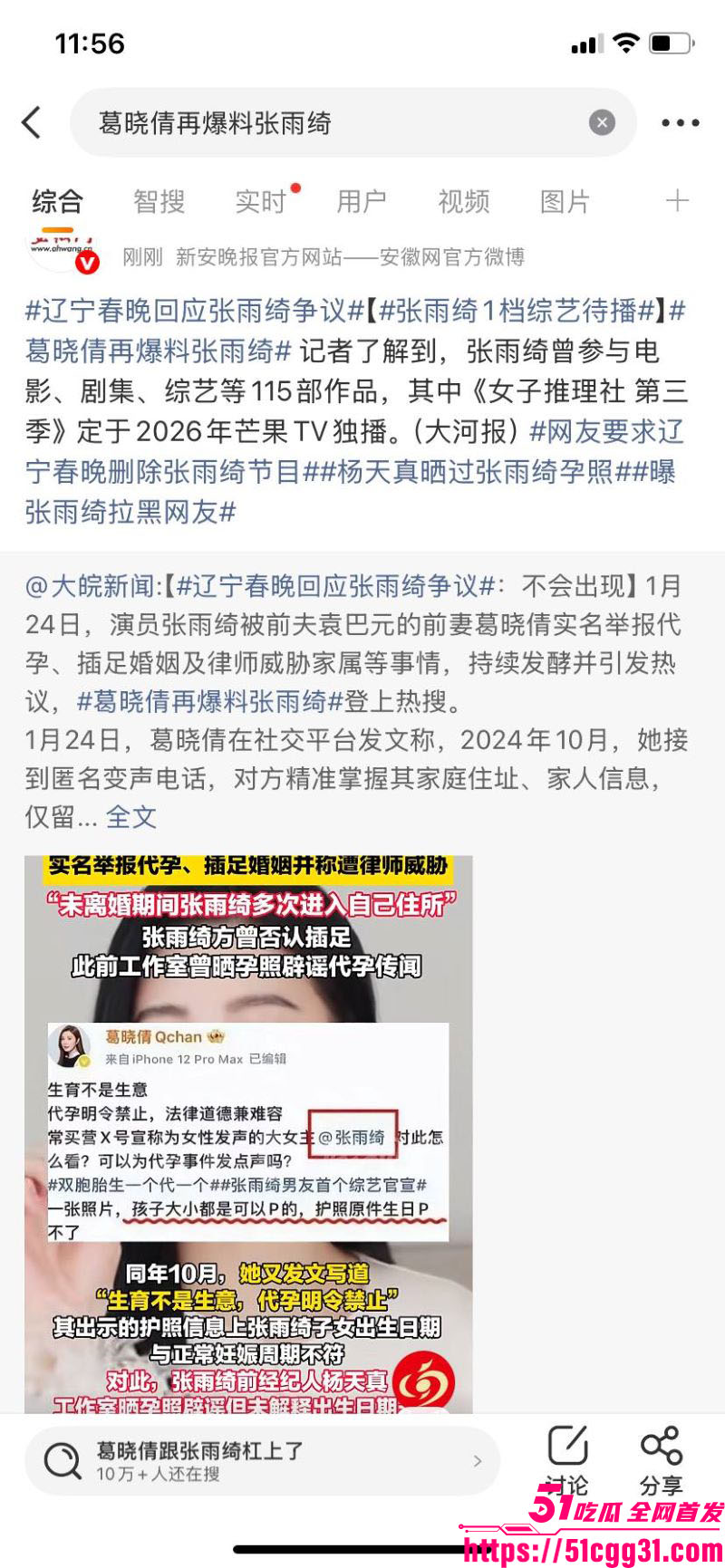 张雨绮代孕丑闻登热搜 26