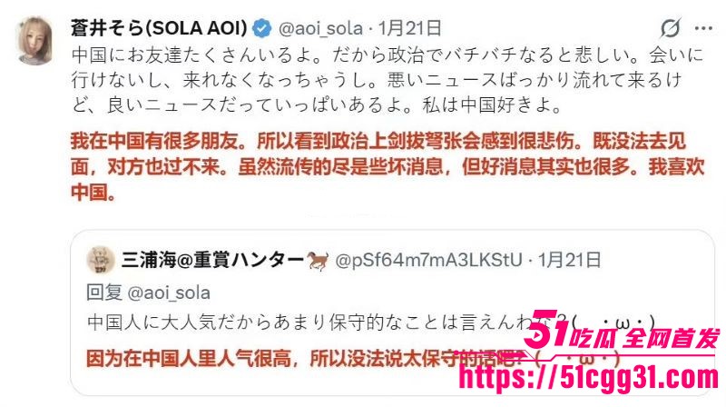 日本女优苍井空被日本人辱骂中国人的狗 14