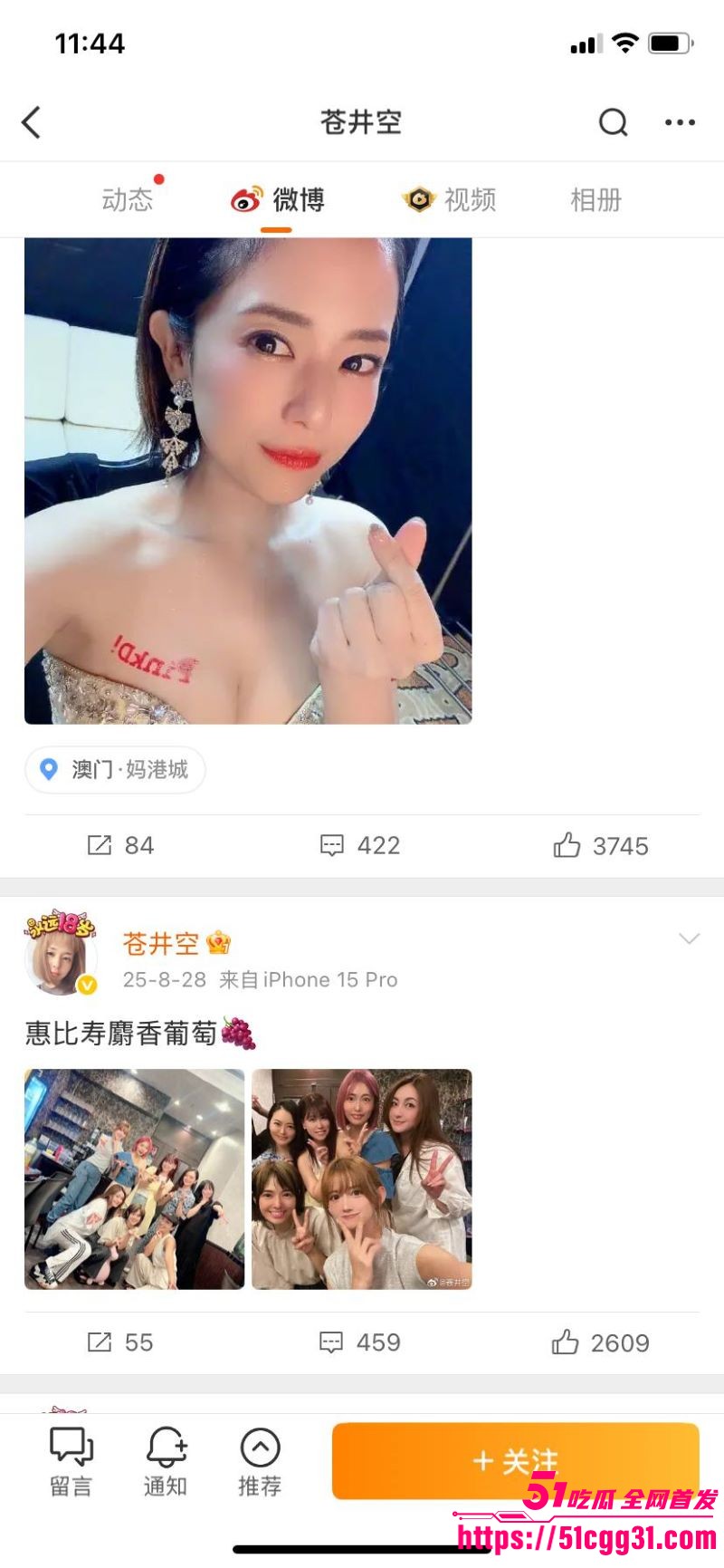 日本女优苍井空被日本人辱骂中国人的狗 12
