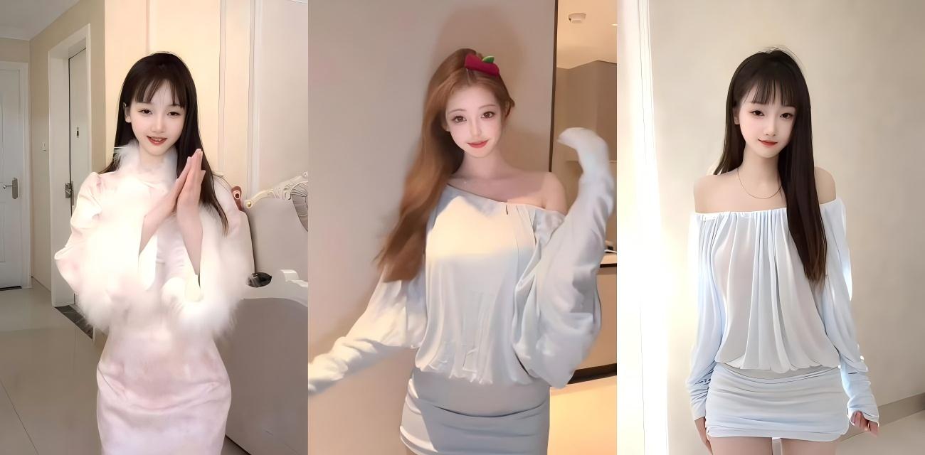 抖音爆火女神 李梨涡 小睡神隐藏款合集 刘季一万钱游山恋后背摇 性感舞姿异常撩人 饱满双峰诱惑到鼻血狂飙！