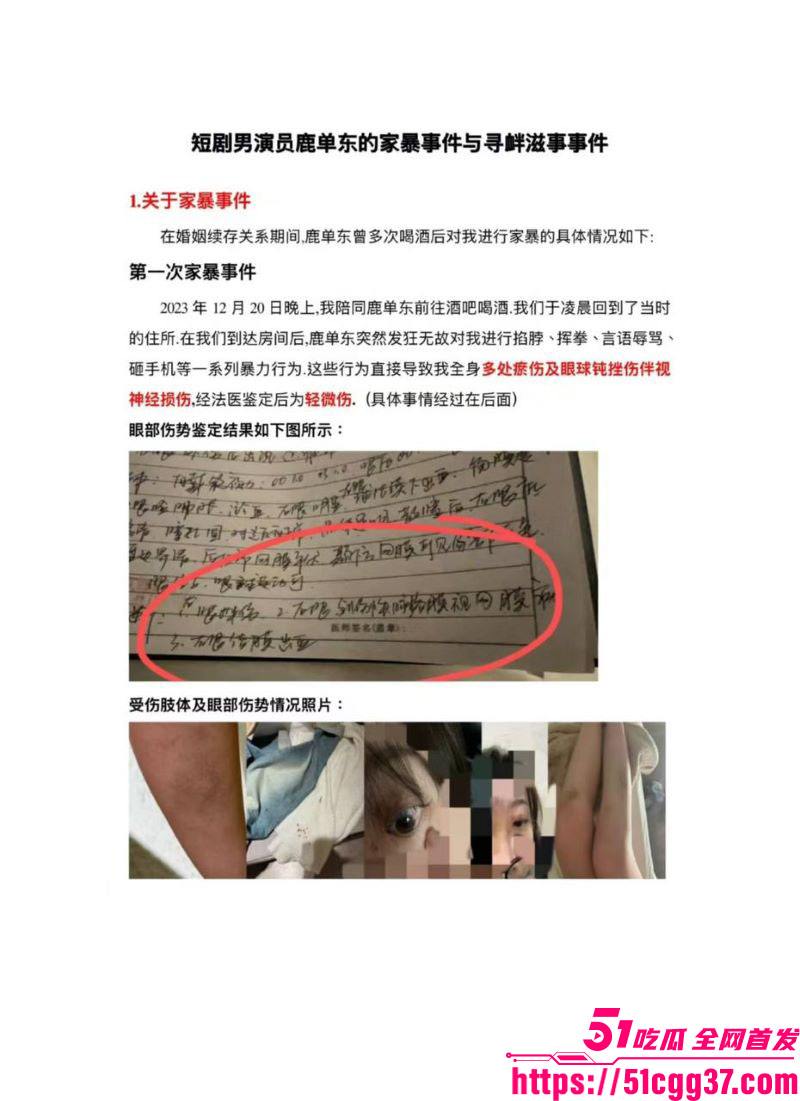短剧演员鹿单东被前妻爆婚内家暴出轨 15