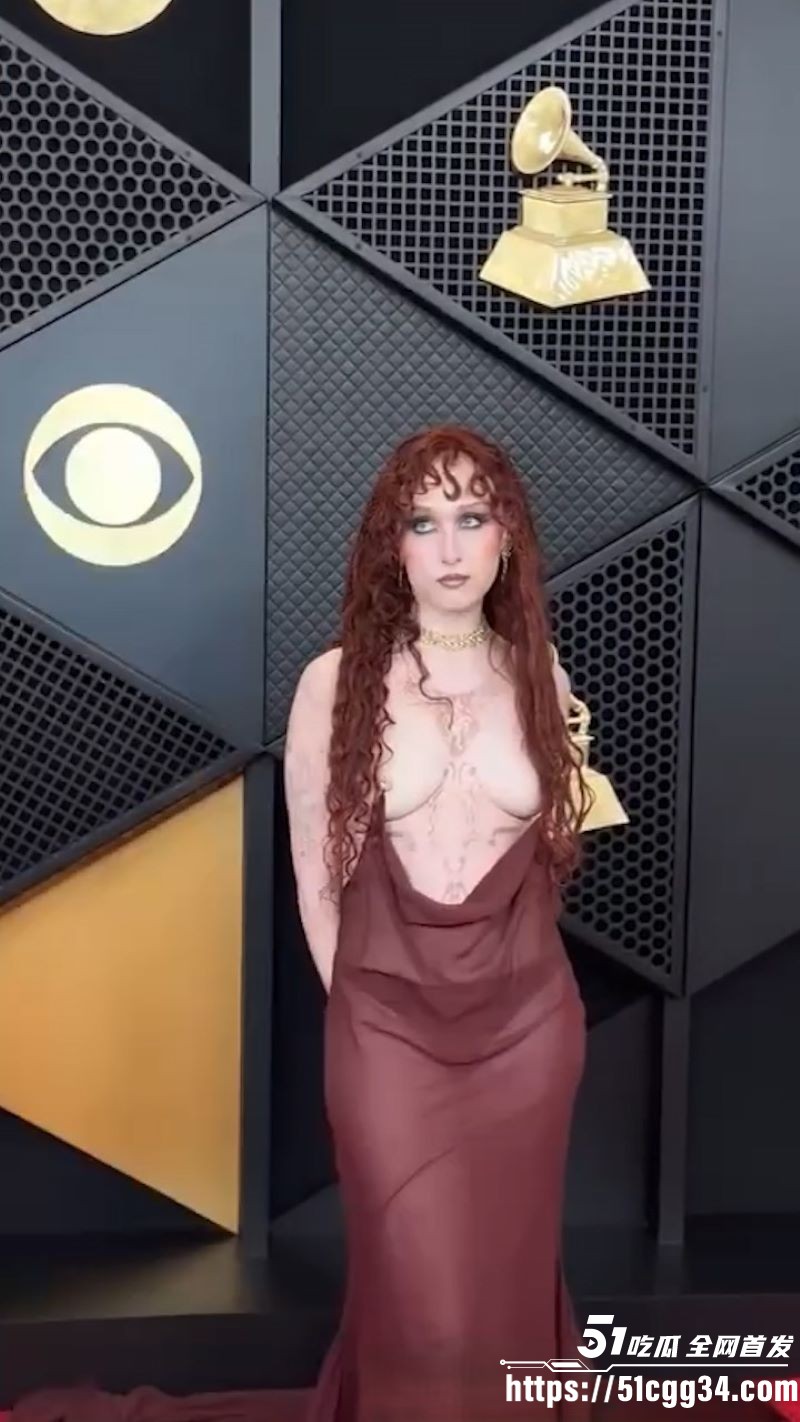 美国歌手查佩尔·罗恩格莱美红毯炸场 6