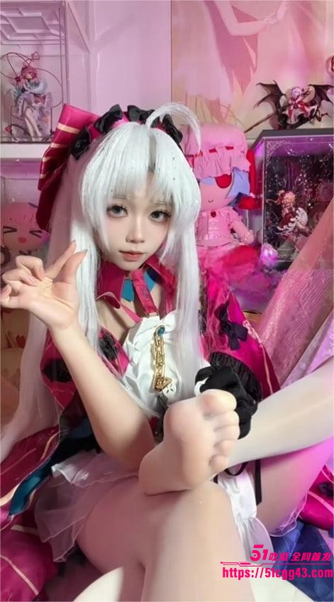 稚嫩萝莉 白栎Shirly 化身游戏美女珂莱塔 4